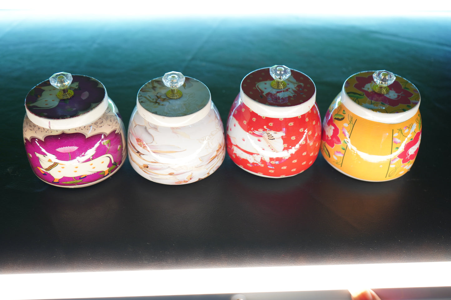 Decorative Hand Jars Set of 4