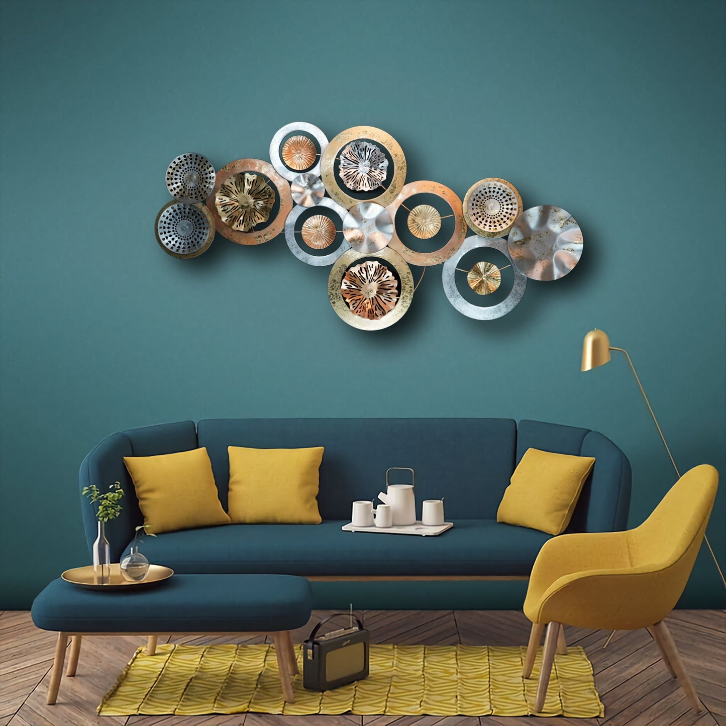 Modern Abstract Metal Wall Art (DAC-WA0015)