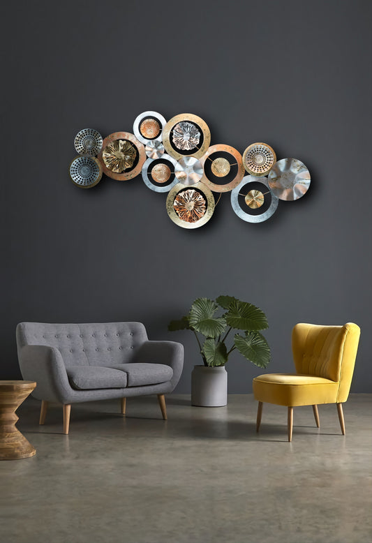 Modern Abstract Metal Wall Art (DAC-WA0015)