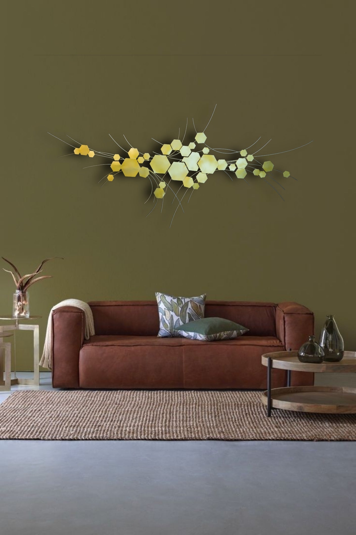 Golden Branch Wall Art (DAC-WA006)
