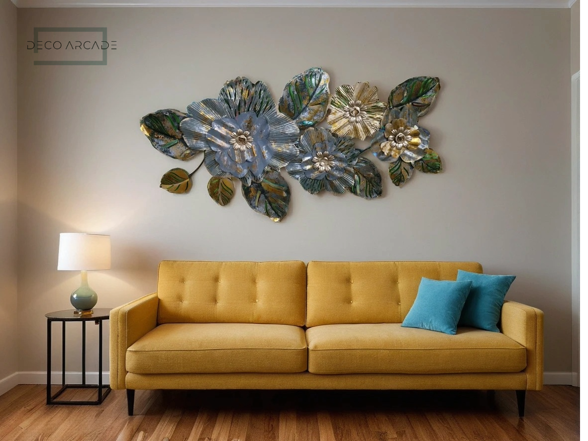 Metallic Floral Wall Art (DAC-WA004)