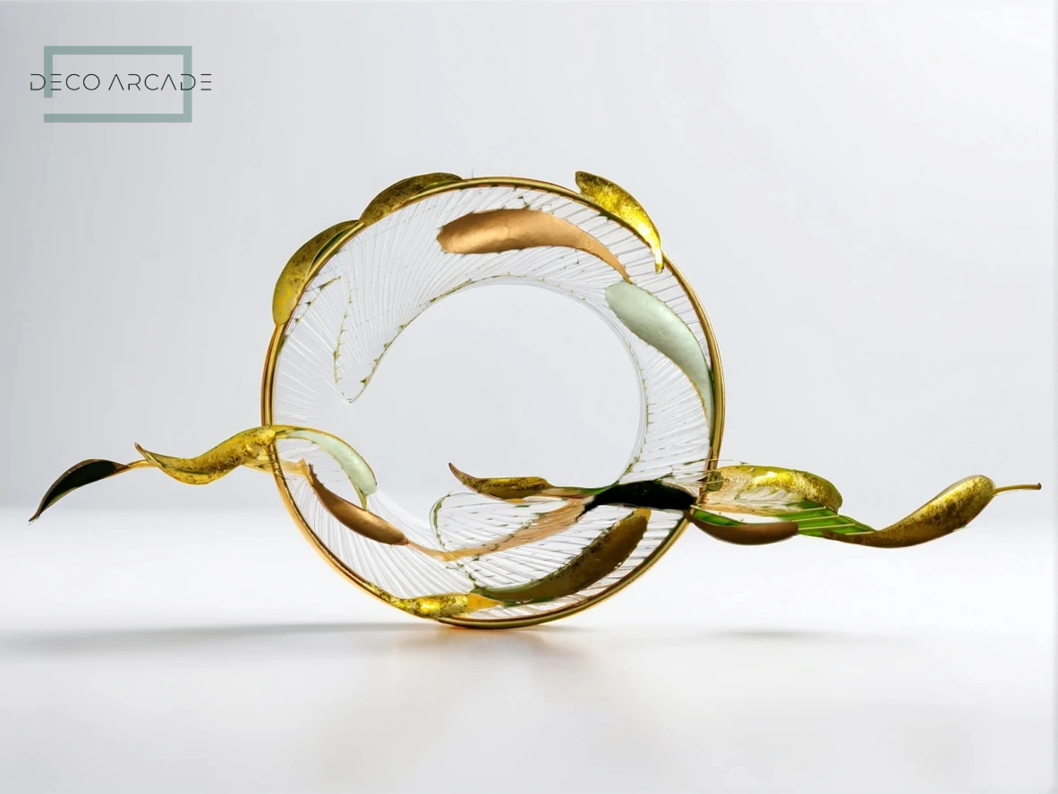 Metallic Leaf Wall Art (DWAC- WA007)