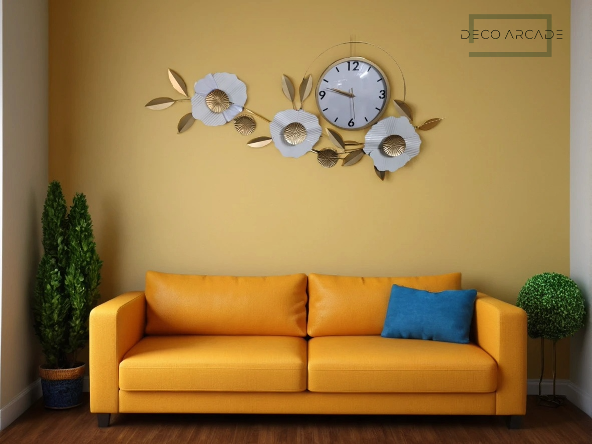Elegant Floral Wall Clock (DAC-WC008)